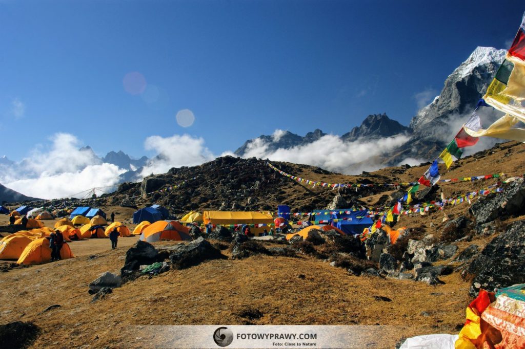 Trekking do Ama Dablam Base Camp (4.570 m n.p.m.)